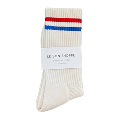 Le Bon Shoppe Socks Boyfriend Extended Milk