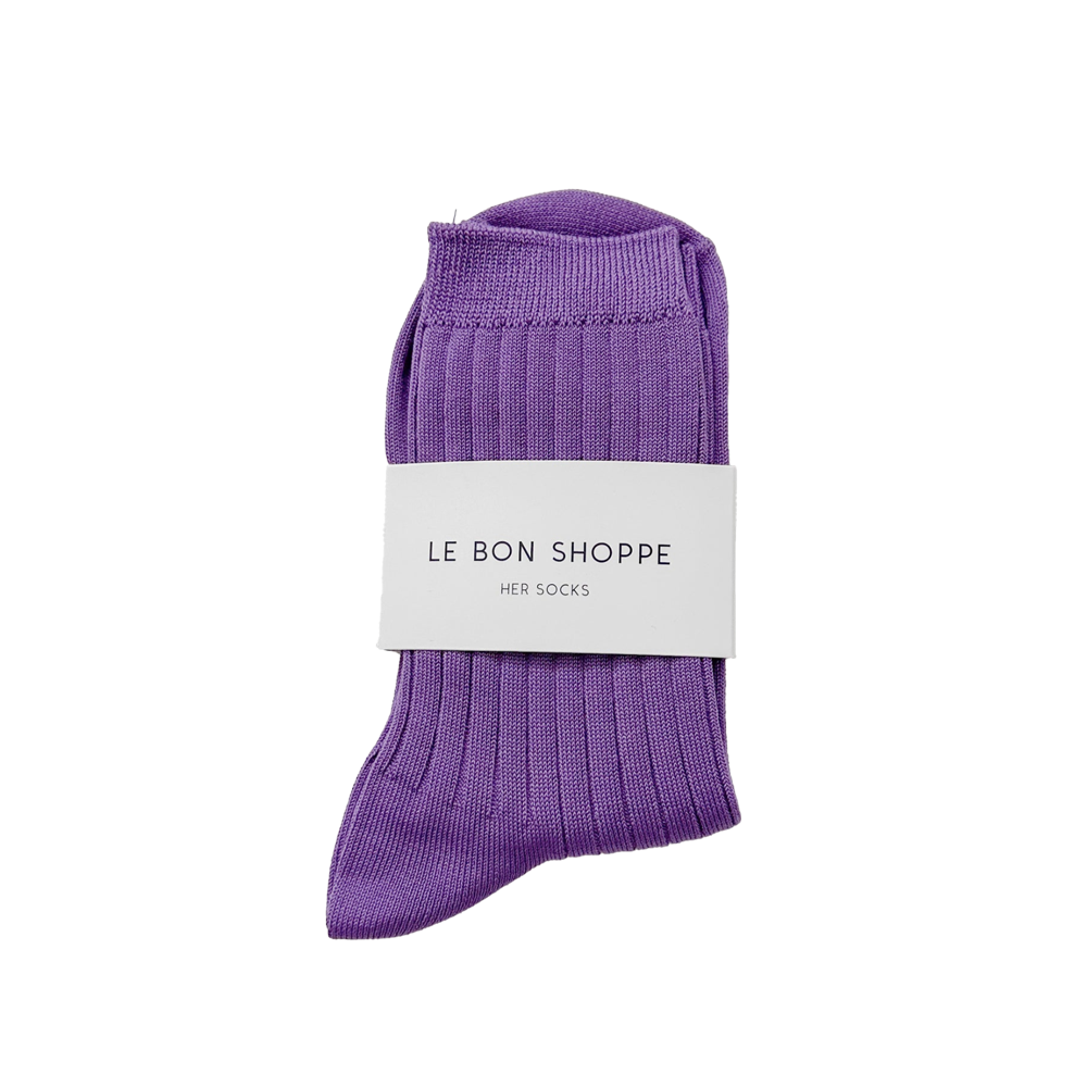 Le Bon Shoppe Her Socks Violet