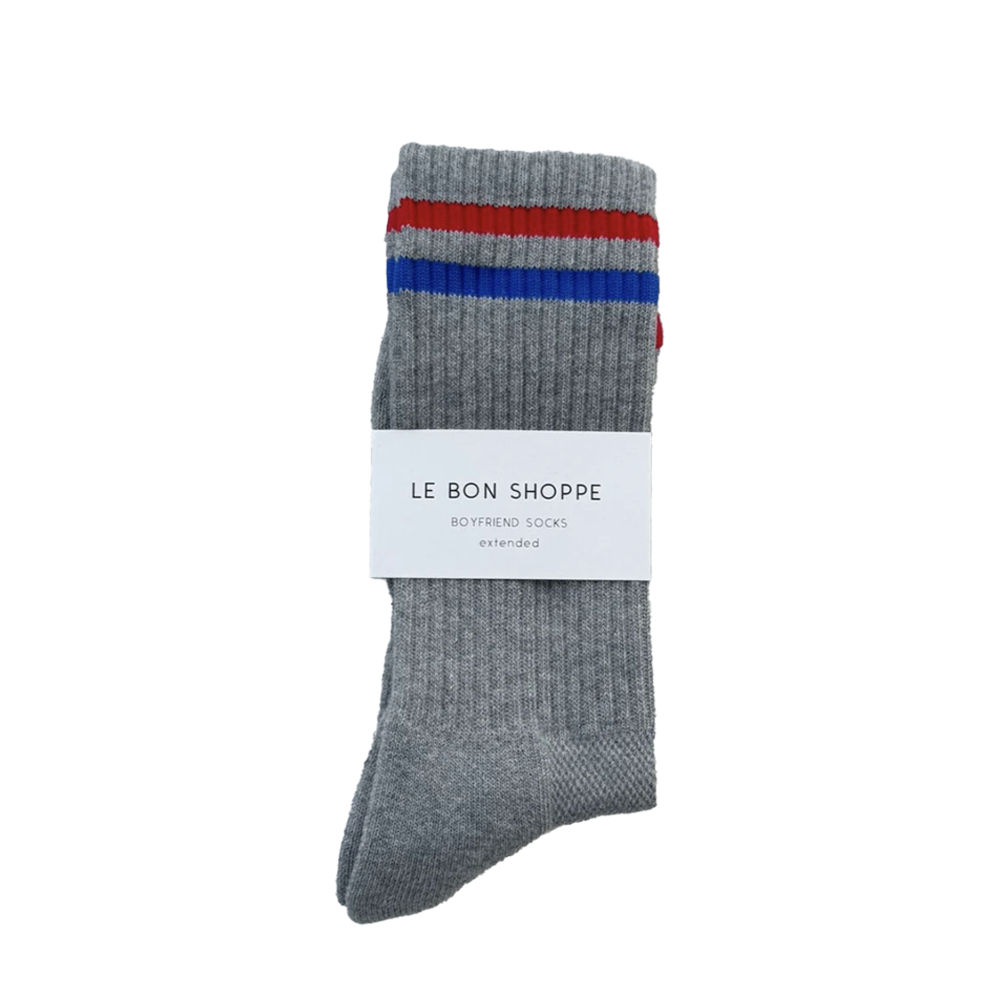 Le Bon Shoppe Socks Boyfriend Extended True Grey