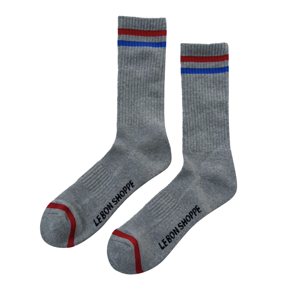 Le Bon Shoppe Socks Boyfriend Extended True Grey