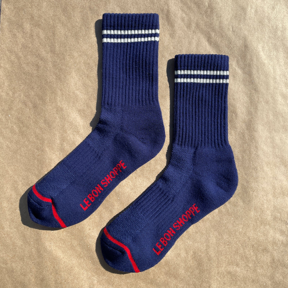 Le Bon Shoppe Socks Boyfriend Navy