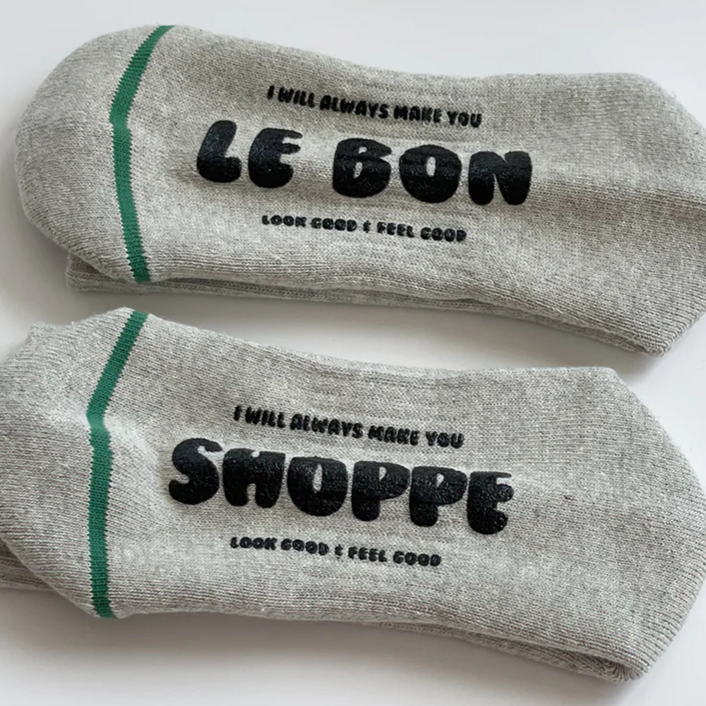 Le Bon Shoppe Socks Hugger Grey