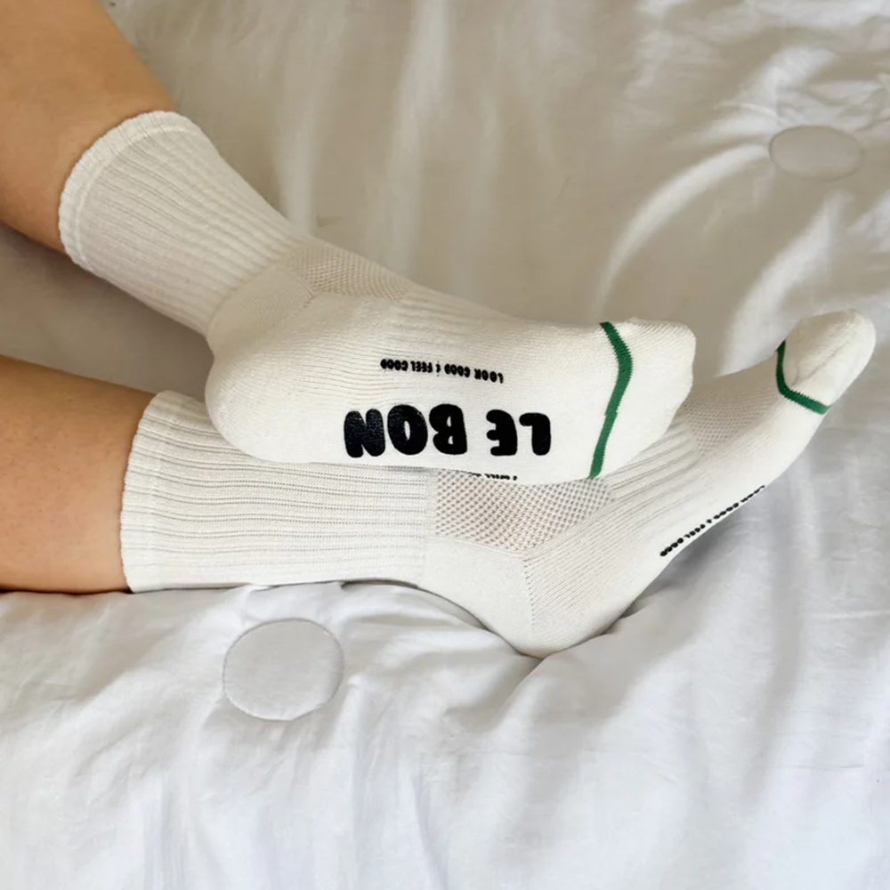 Le Bon Shoppe Socks Hugger White