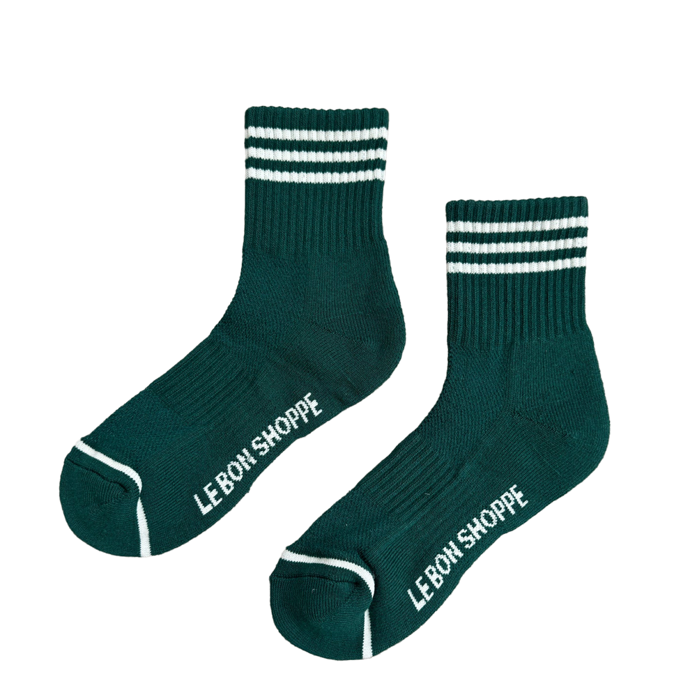 Le Bon Shoppe Girlfriend Socks Hunter Green