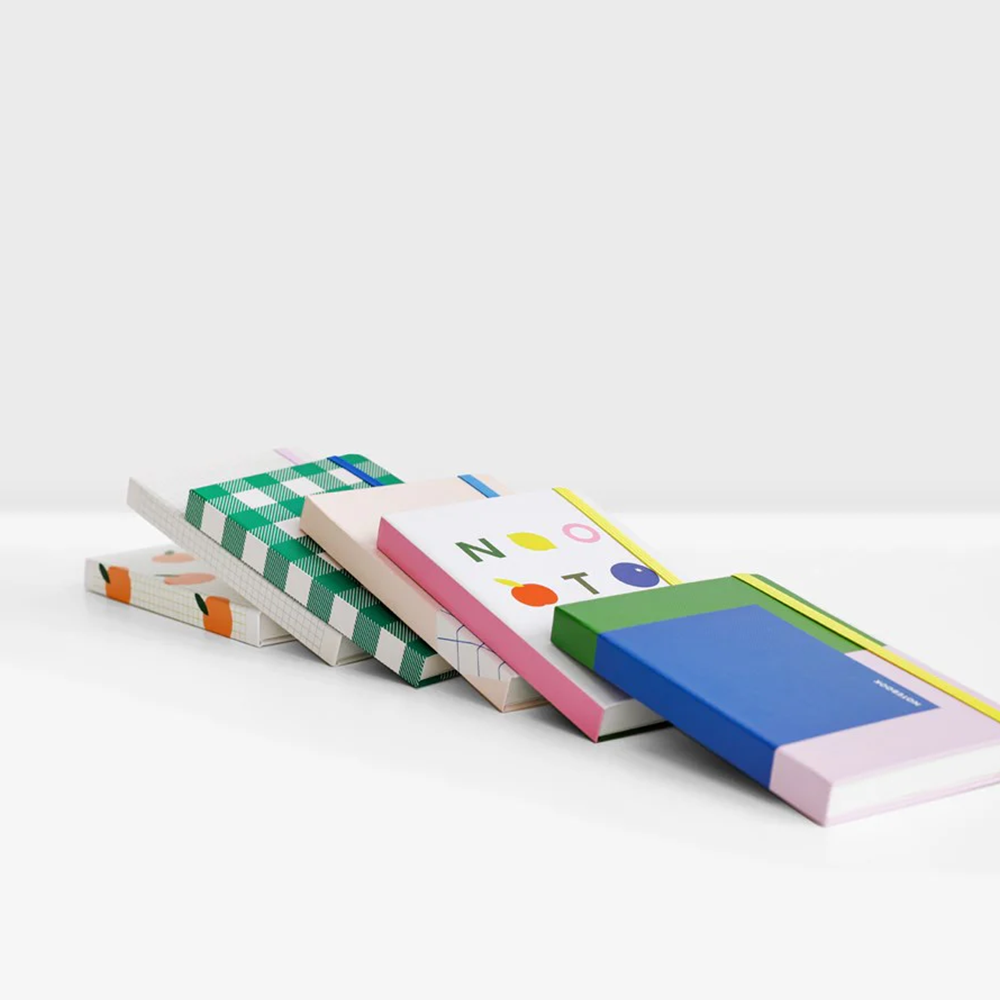 Lettuce A6 Hard Cover Notebook Pear Grid