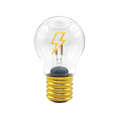 Lightbulb Lamp Lightning Bolt USB Rechargeable