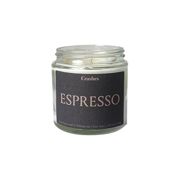 Crushes Scented Soy Candle Espresso 120g