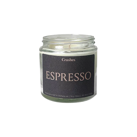 Crushes Scented Soy Candle Espresso 120g