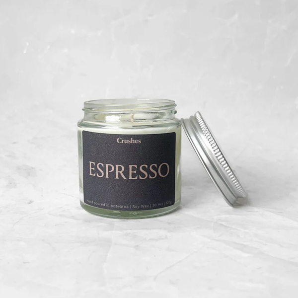 Crushes Scented Soy Candle Espresso 120g