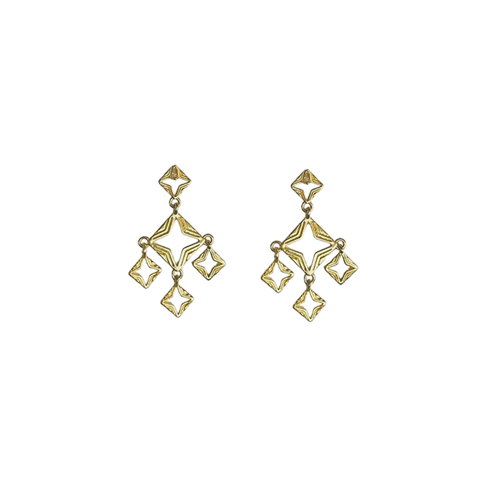 Lindi Kingi Earrings Byzante Embrace Mini Gold