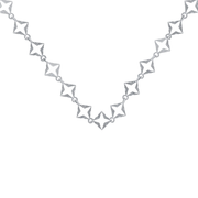 Lindi Kingi Byzante Embrace Necklace Silver
