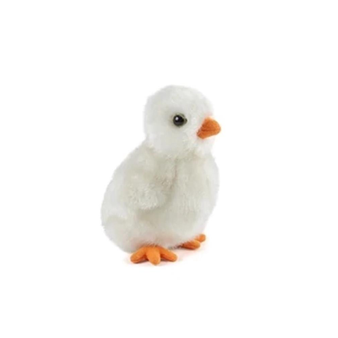 Living Nature White Fluffy Chick Soft Toy