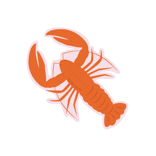 Iko Iko Fun Size Sticker Lobster