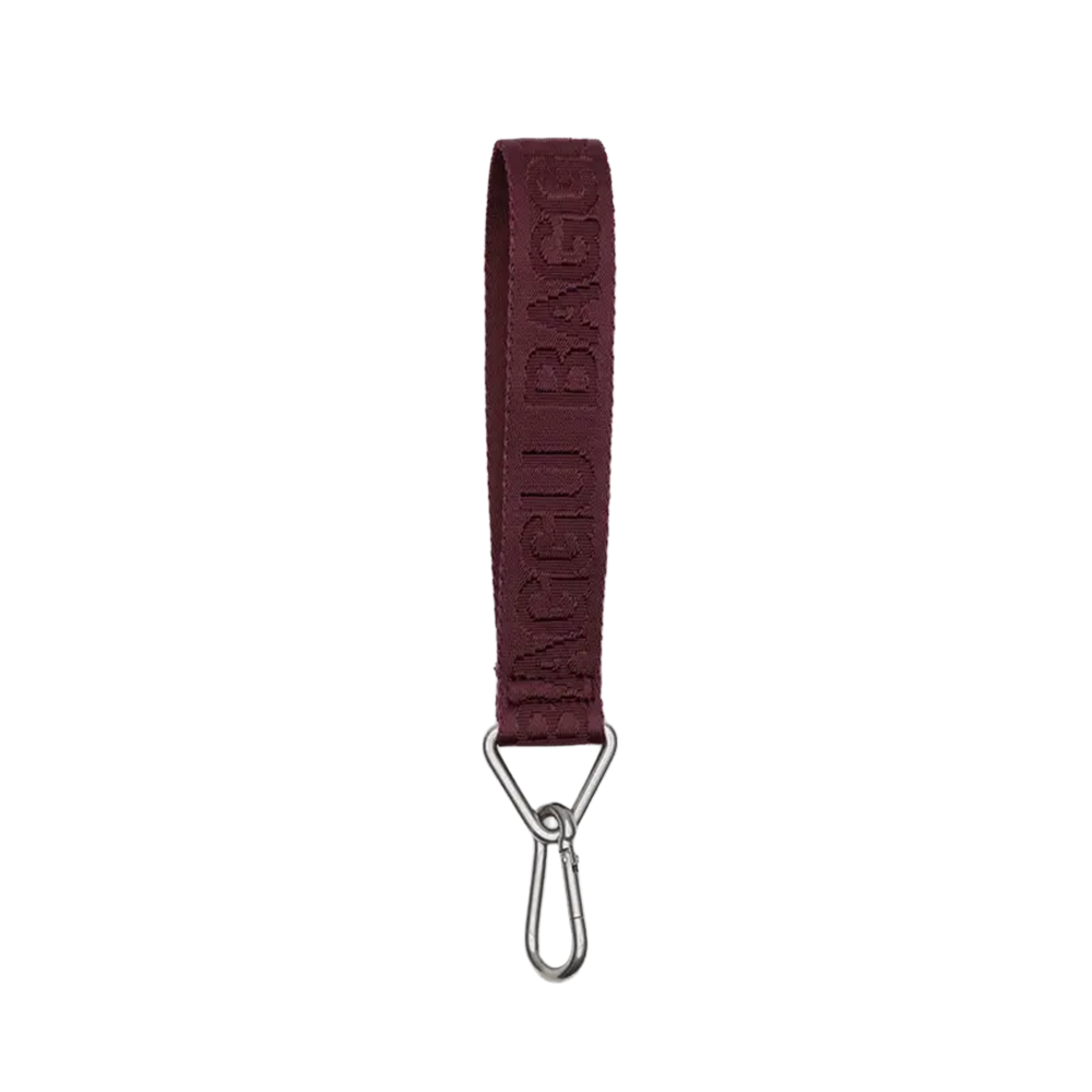 Baggu Logo Keychain Mahogany
