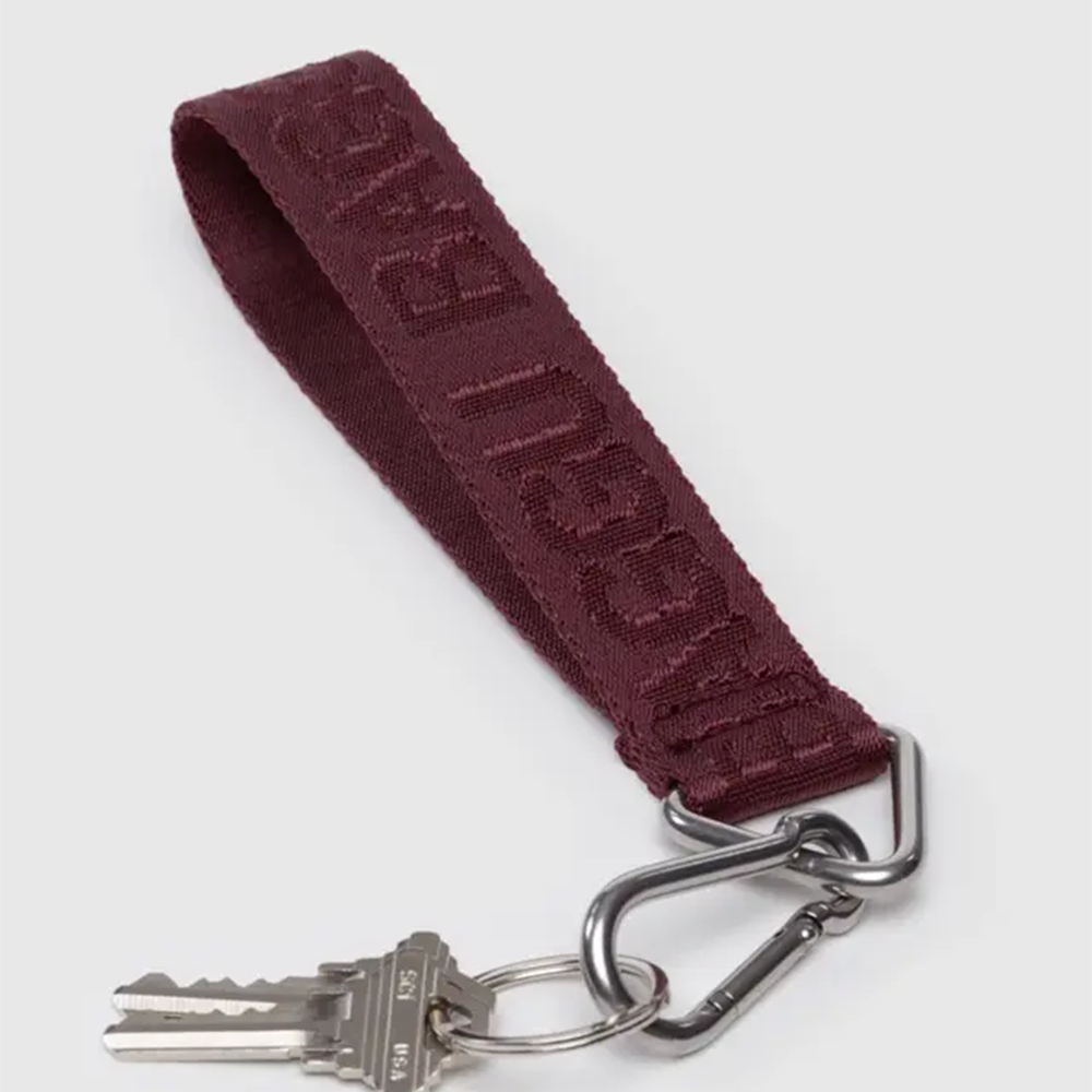 Baggu Logo Keychain Mahogany