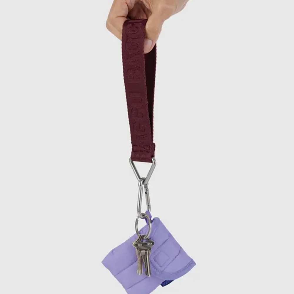 Baggu Logo Keychain Mahogany