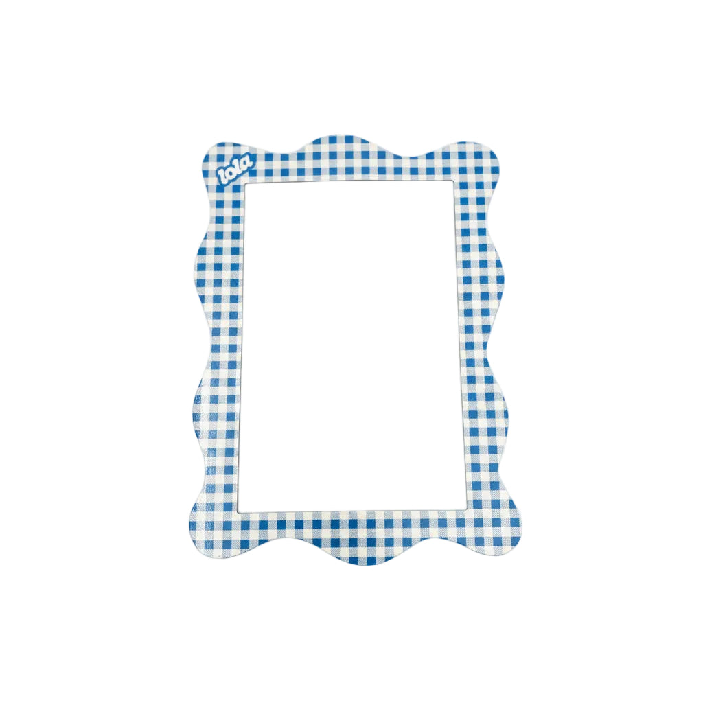 Cure 90s Checkerd Magnetic Photo frame by lola cameras cutest 90s core

