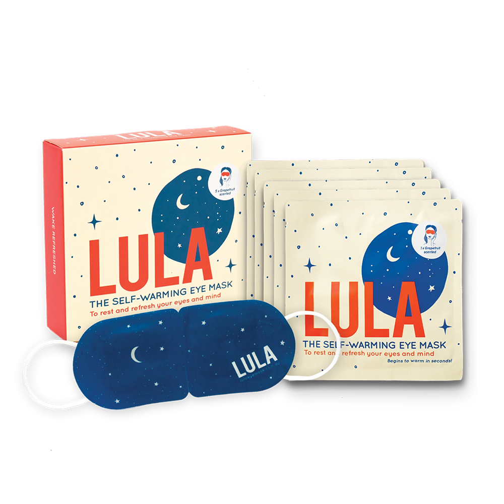 Lula Self Warming Eye Mask Grapefruit