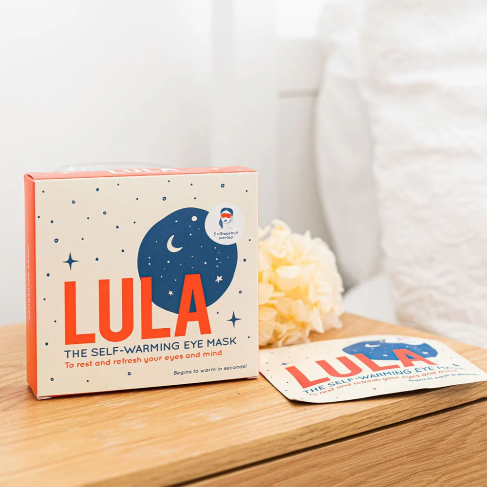 Lula Self Warming Eye Mask Grapefruit