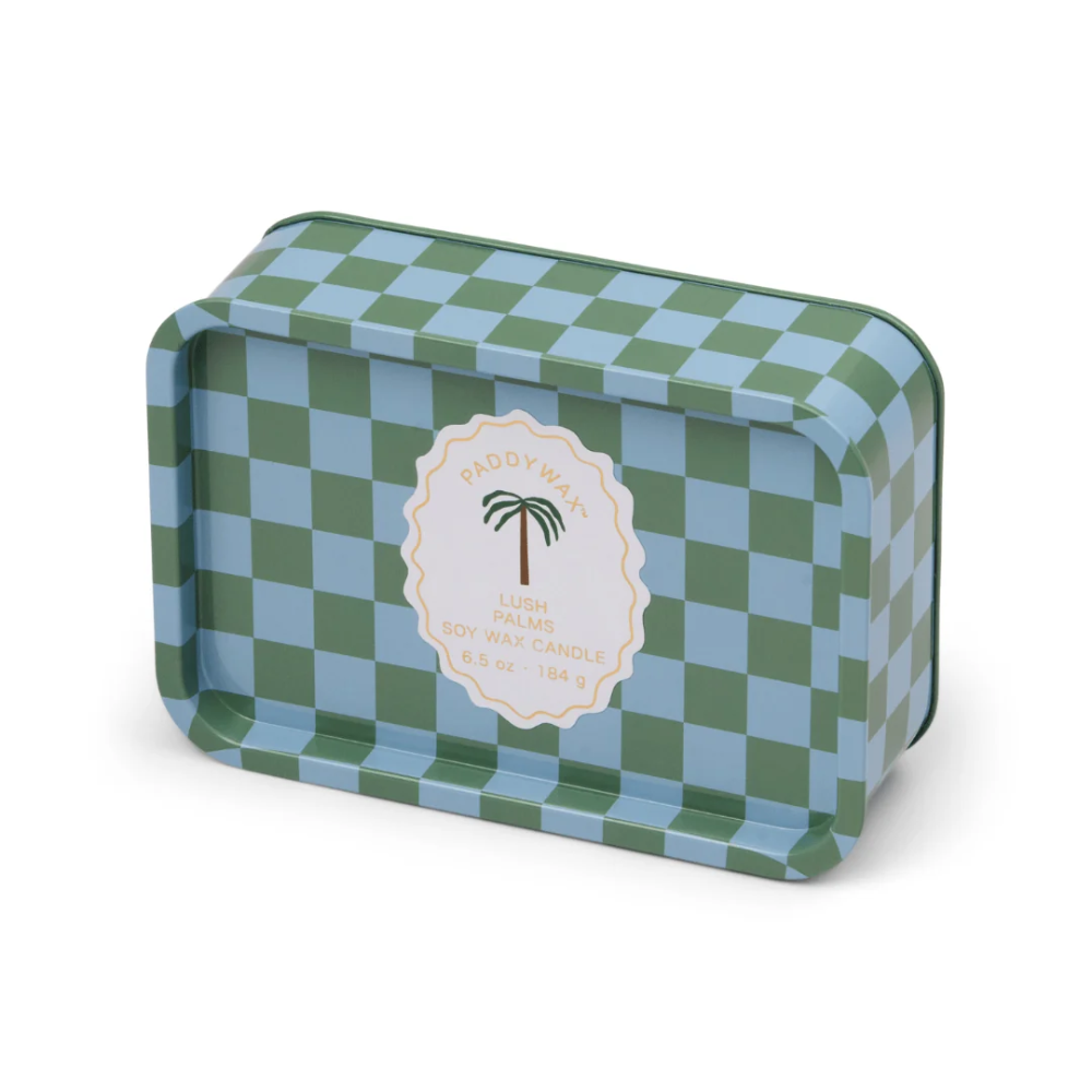 Paddywax Adopo Tin Candle 184g Lush Palms  Fresh