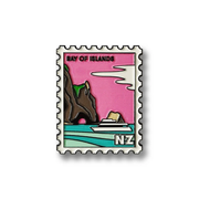 100% NZ Collectable Stamp Magnet Bay of Islands