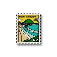 100% NZ Collectable Stamp Magnet Mt Maunganui