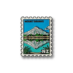 100% NZ Collectable Stamp Magnet Mount Taranaki