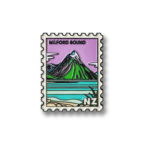 100% NZ Collectible Stamp Magnet Milford