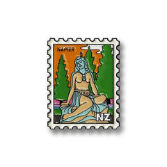 100% NZ Collectable Stamp Magnet Napier