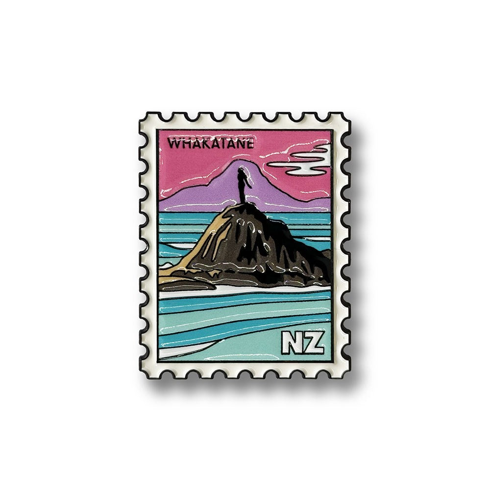 100% NZ Collectable Stamp Magnet Whakatane