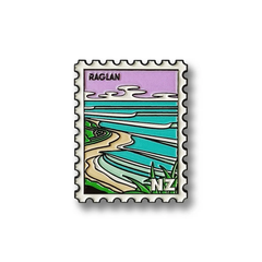 100% NZ Collectable Stamp Magnet Raglan