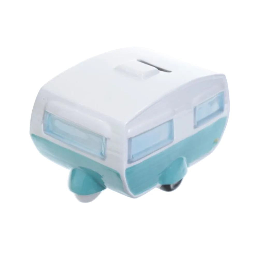 Home is Where You Park It Caravan Ceramic Money Box