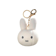 Miffy Face Soft  Plush Keyring White