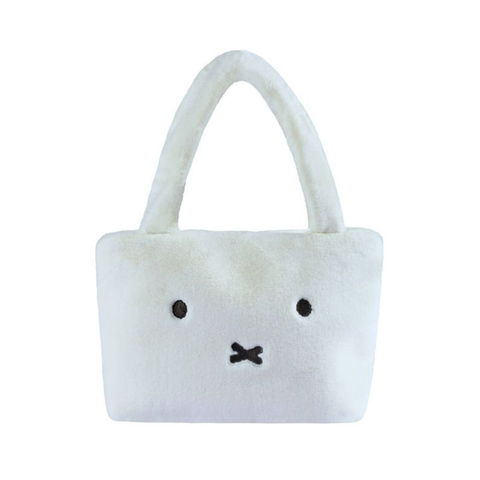 Miffy Delux Plush Bag White