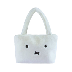 Miffy Delux Plush Bag White