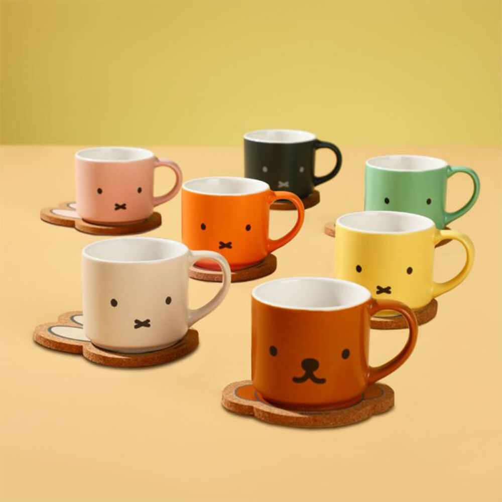 Miffy Ceramic Mug & Cork Coaster Set Blind Box