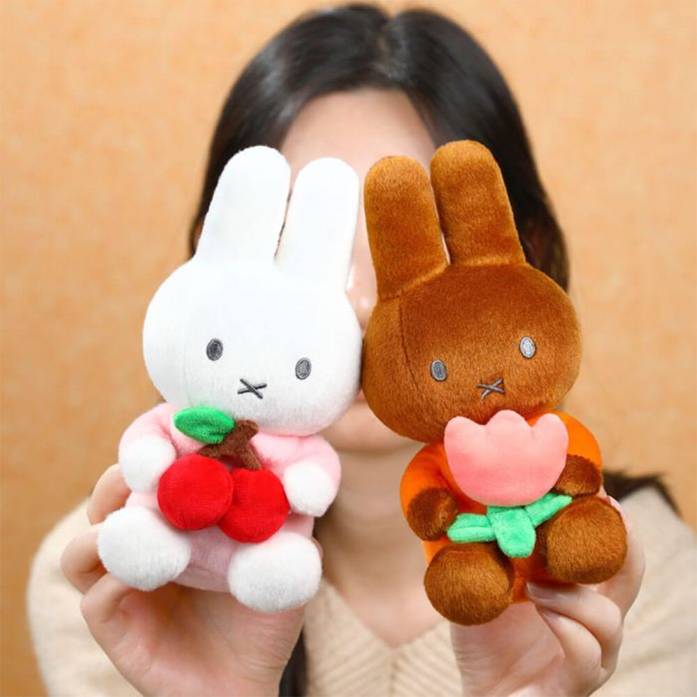 Miffy Melanie Plush Toy with Tulip