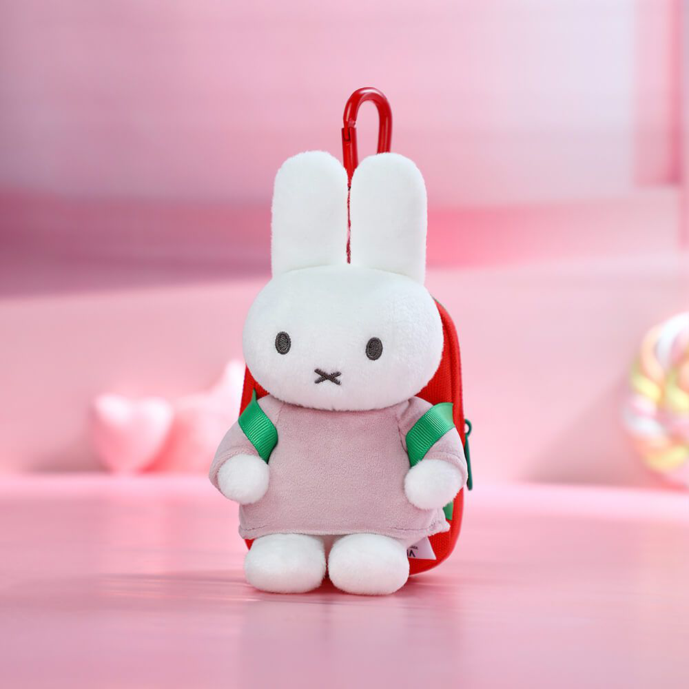Miffy Plush & Backpack Keyring Charm and Tote Bag Set
