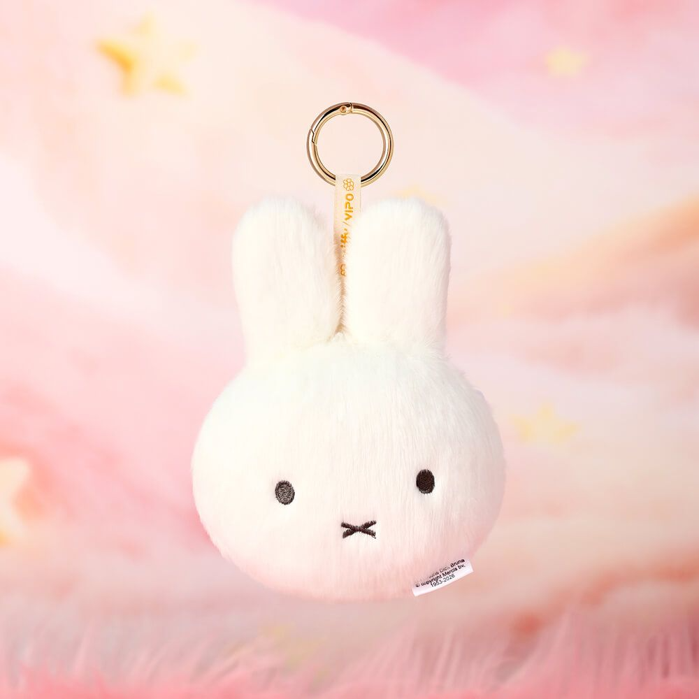 Miffy Plush White Purse Key Chain
