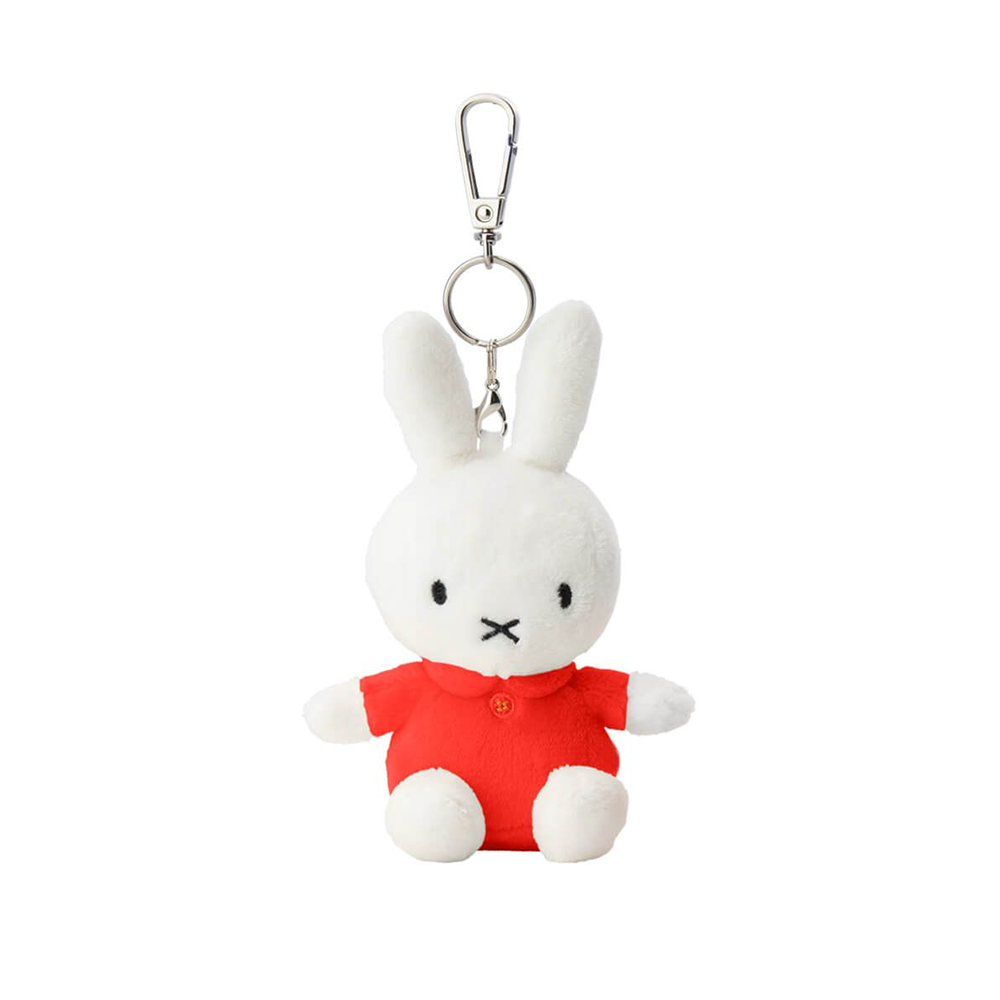 Miffy Classic Plush Keyring 12cm Red