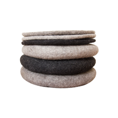 Misery Guts Tush Cush Pancake Cushion Riverstone Dark Grey