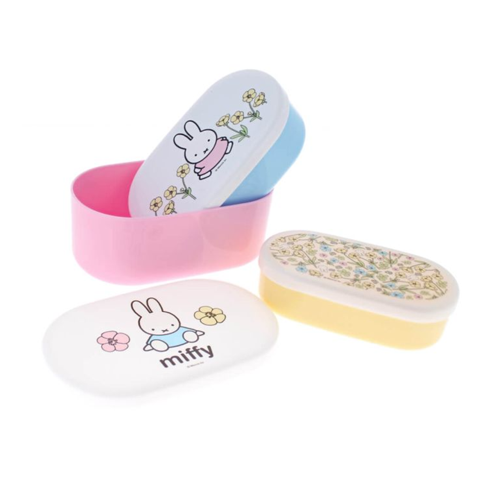 Miffy Buttercup Storage Snack Pots Set of 3