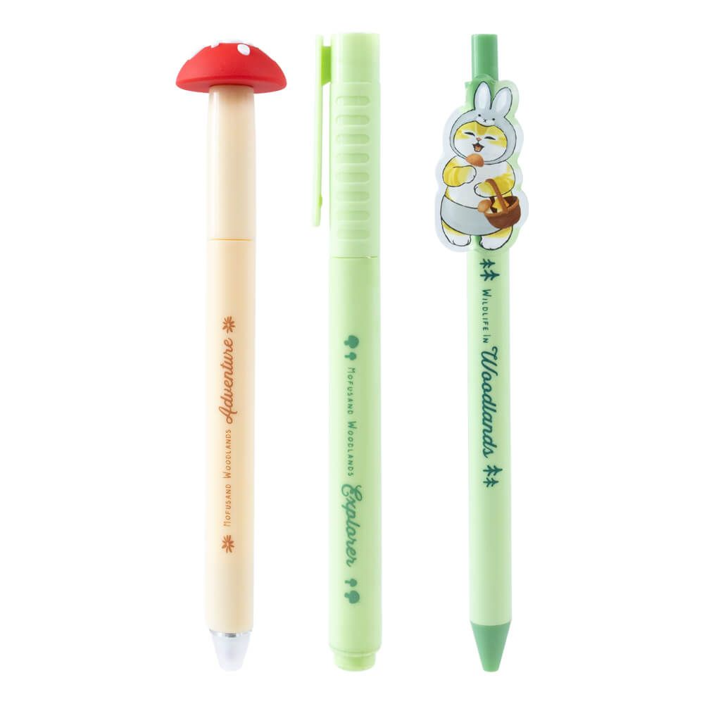 Mofusand Woodlands Pens Set of 3