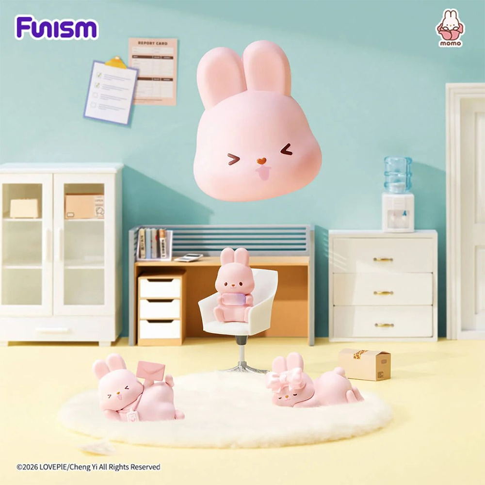 Momo Bunny 24 Hour Life Diary Figures Pack of 3 Blind Box