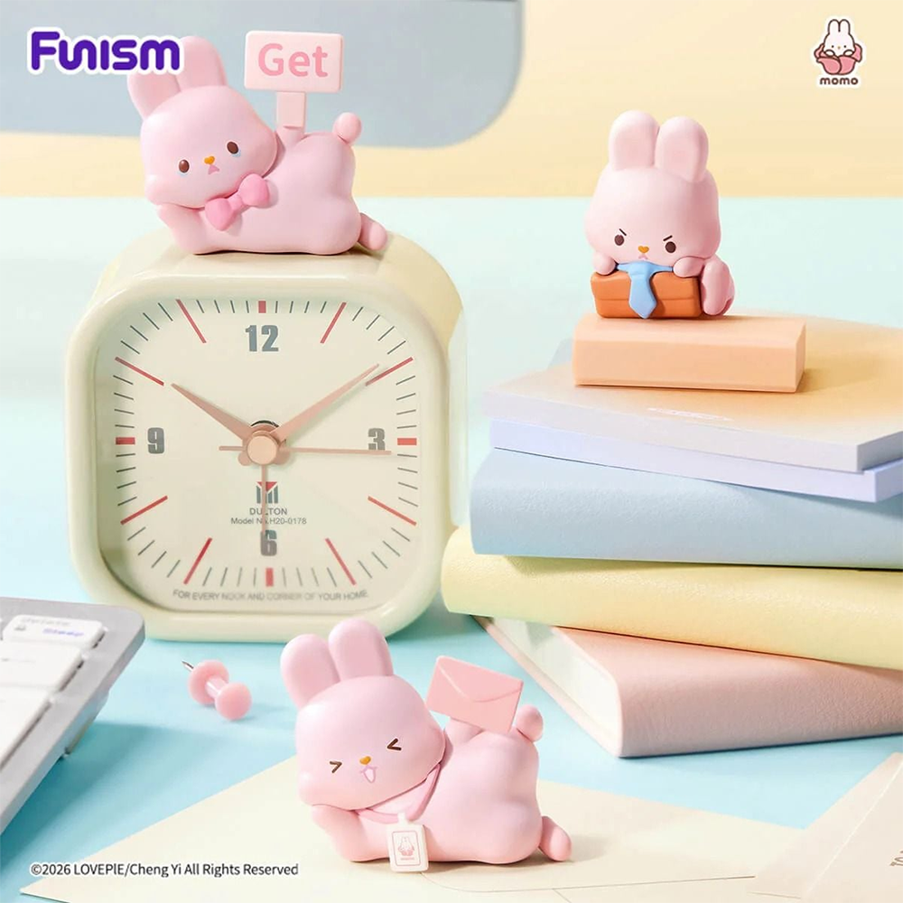 Momo Bunny 24 Hour Life Diary Figures Pack of 3 Blind Box
