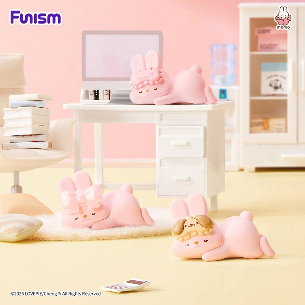 Momo Bunny 24 Hour Life Diary Figures Pack of 3 Blind Box