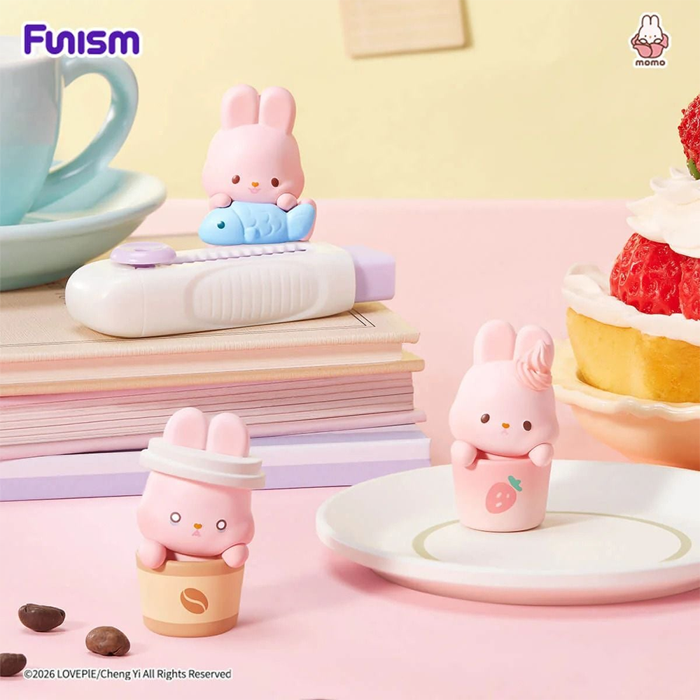 Momo Bunny 24 Hour Life Diary Figures Pack of 3 Blind Box