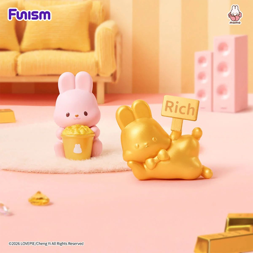 Momo Bunny 24 Hour Life Diary Figures Pack of 3 Blind Box