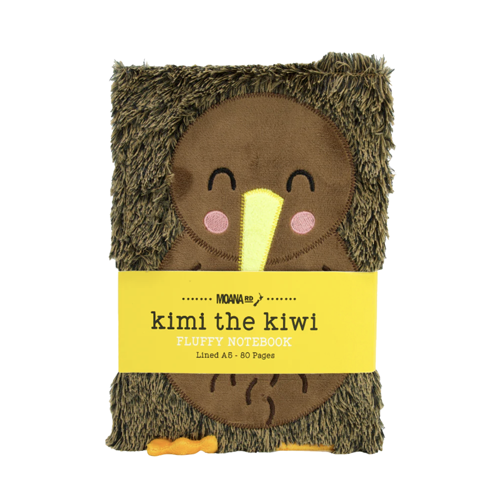 Moana Road Fluffy Notebook Kimi the Kiwi