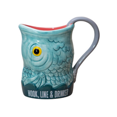 Hook Line Drinker Fishing Mug 18oz